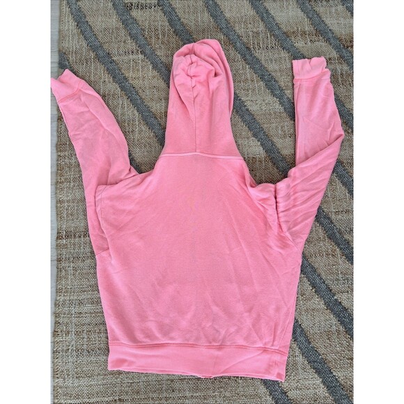 SKIMS M MODAL FRENCH TERRY CLASSIC ZIP UP HOODIE | CORAL - CORAL / M x 1 - Picture 8 of 8